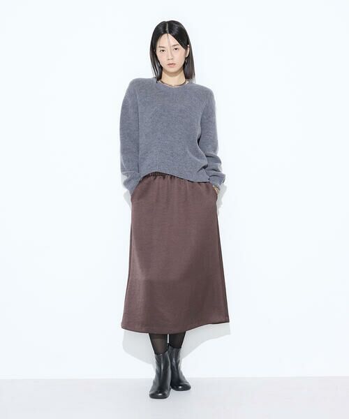 COMME CA COMFORT / コムサ・コンフォート（Lサイズ） ロング・マキシ丈スカート | 〔 TALLサイズ 〕 ビンテージダブルサテン スカート | 詳細22