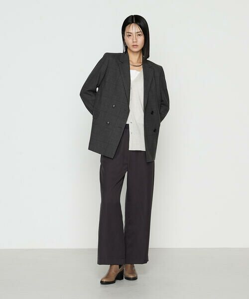 COMME CA COMFORT / コムサ・コンフォート（Lサイズ） カーディガン・ボレロ | 〔 TALLサイズ 〕 ウール梳毛 Vネックカーディガン | 詳細1