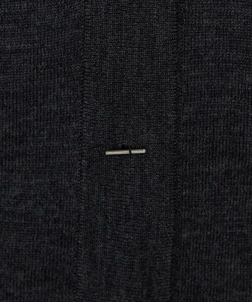 COMME CA COMFORT / コムサ・コンフォート（Lサイズ） カーディガン・ボレロ | 〔 TALLサイズ 〕 ウール梳毛 Vネックカーディガン | 詳細15