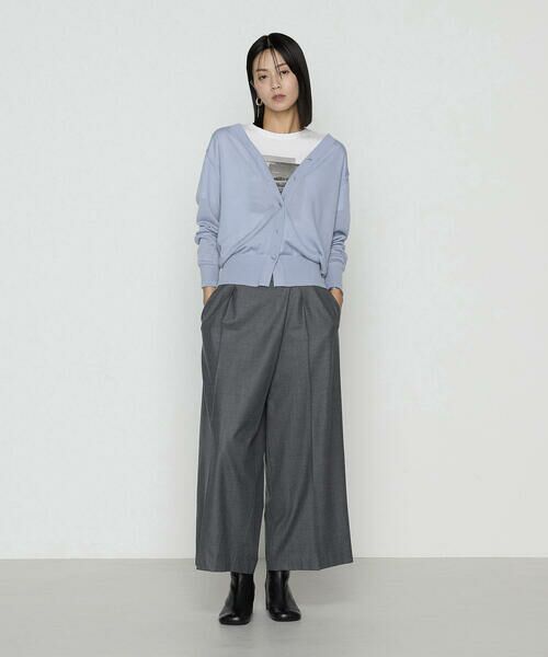 COMME CA COMFORT / コムサ・コンフォート（Lサイズ） カーディガン・ボレロ | 〔 TALLサイズ 〕 ウール梳毛 Vネックカーディガン | 詳細21