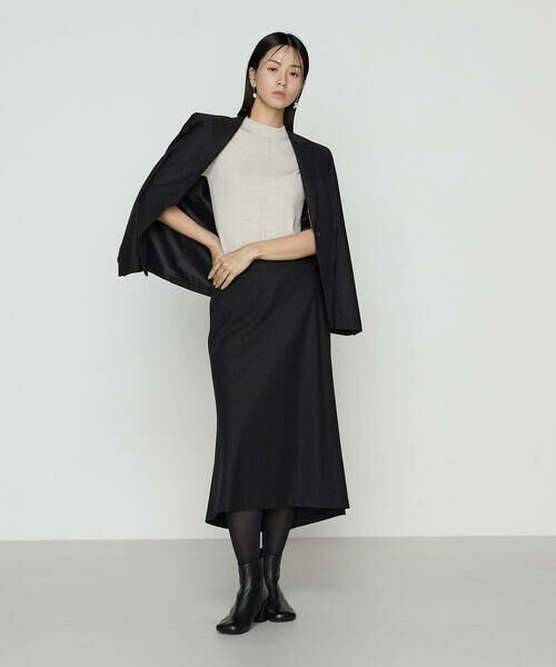 COMME CA COMFORT / コムサ・コンフォート（Lサイズ） その他トップス | 〔 TALLサイズ 〕 ウール梳毛 ツインニット | 詳細1