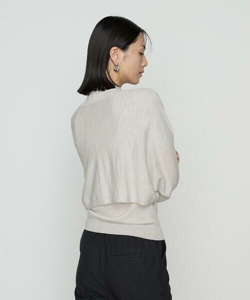 COMME CA COMFORT / コムサ・コンフォート（Lサイズ） その他トップス | 〔 TALLサイズ 〕 ウール梳毛 ツインニット | 詳細3