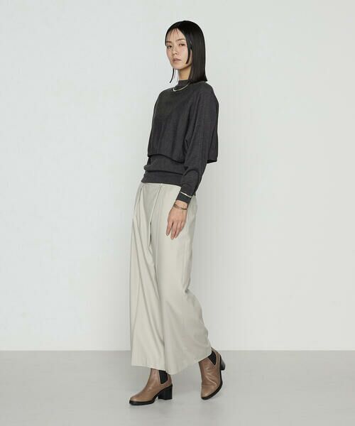 COMME CA COMFORT / コムサ・コンフォート（Lサイズ） その他トップス | 〔 TALLサイズ 〕 ウール梳毛 ツインニット | 詳細8