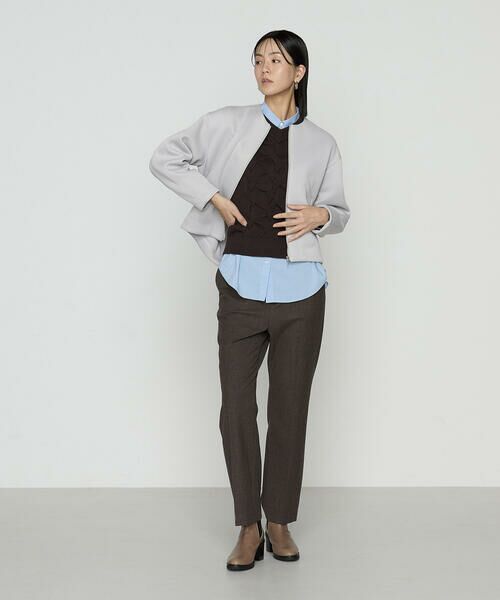 COMME CA COMFORT / コムサ・コンフォート（Lサイズ） ニット・セーター | 〔 TALLサイズ 〕 コットンポリエステルリリヤーン ニットベスト | 詳細16