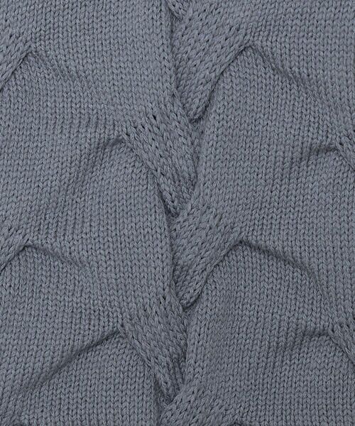 COMME CA COMFORT / コムサ・コンフォート（Lサイズ） ニット・セーター | 〔 TALLサイズ 〕 コットンポリエステルリリヤーン ニットベスト | 詳細22