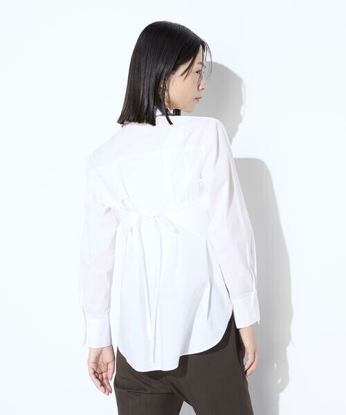 COMME CA COMFORT / コムサ・コンフォート（Lサイズ） シャツ・ブラウス | 〔 TALLサイズ 〕 コットンナイロンシャンブレー カーチフ付きシャツ | 詳細6