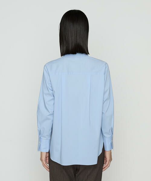 COMME CA COMFORT / コムサ・コンフォート（Lサイズ） シャツ・ブラウス | 〔 TALLサイズ 〕 コットンナイロンシャンブレー カーチフ付きシャツ | 詳細22