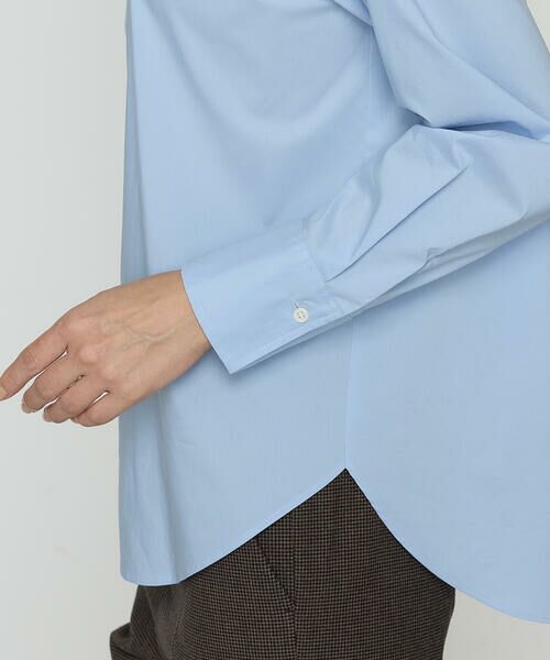 COMME CA COMFORT / コムサ・コンフォート（Lサイズ） シャツ・ブラウス | 〔 TALLサイズ 〕 コットンナイロンシャンブレー カーチフ付きシャツ | 詳細24