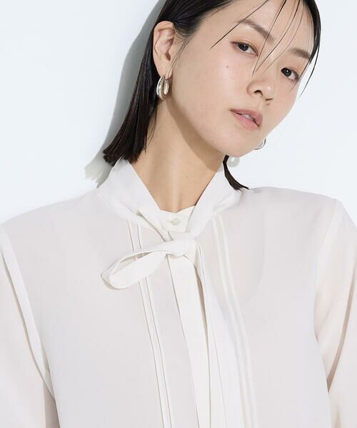 COMME CA COMFORT / コムサ・コンフォート（Lサイズ） シャツ・ブラウス | 〔 TALLサイズ 〕 フィネスボイル ボウタイシャツ | 詳細6