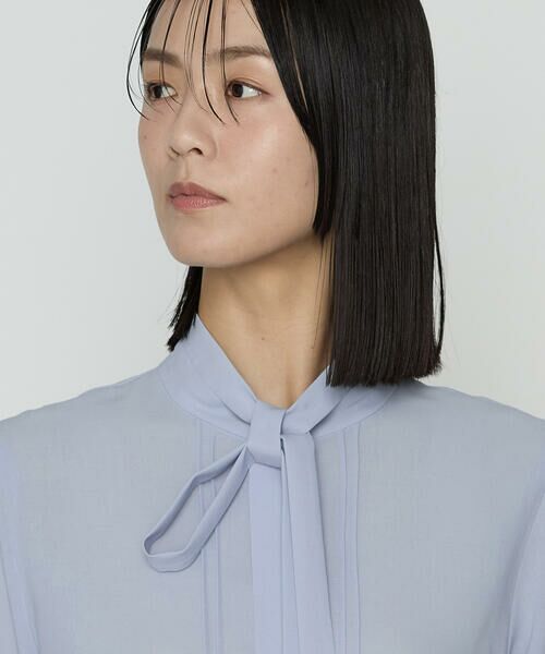 COMME CA COMFORT / コムサ・コンフォート（Lサイズ） シャツ・ブラウス | 〔 TALLサイズ 〕 フィネスボイル ボウタイシャツ | 詳細20