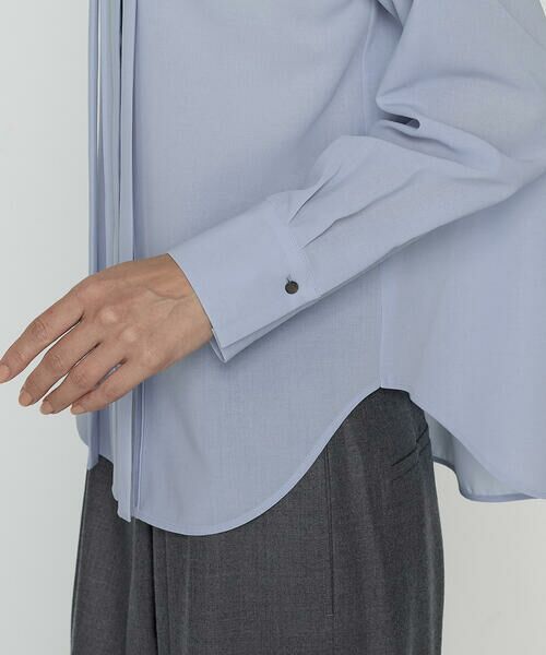 COMME CA COMFORT / コムサ・コンフォート（Lサイズ） シャツ・ブラウス | 〔 TALLサイズ 〕 フィネスボイル ボウタイシャツ | 詳細22