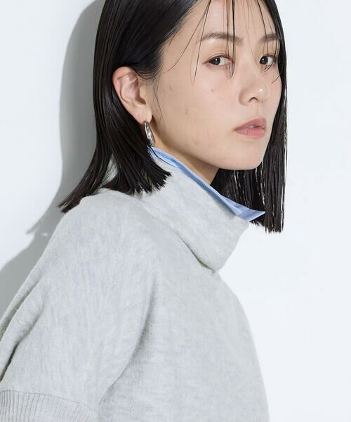 COMME CA COMFORT / コムサ・コンフォート（Lサイズ） カットソー | 〔 TALLサイズ 〕 ウールブークレー  ボトルネックプルオーバー | 詳細7