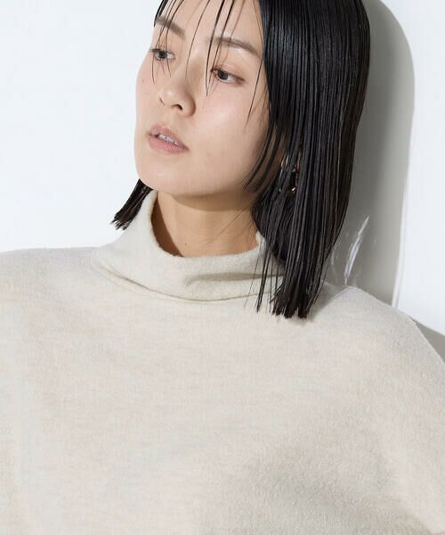 COMME CA COMFORT / コムサ・コンフォート（Lサイズ） カットソー | 〔 TALLサイズ 〕 ウールブークレー  ボトルネックプルオーバー | 詳細16