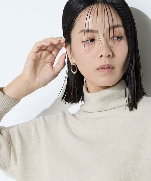 COMME CA COMFORT / コムサ・コンフォート（Lサイズ） カットソー | 〔 TALLサイズ 〕 ウールブークレー  ボトルネックプルオーバー | 詳細18