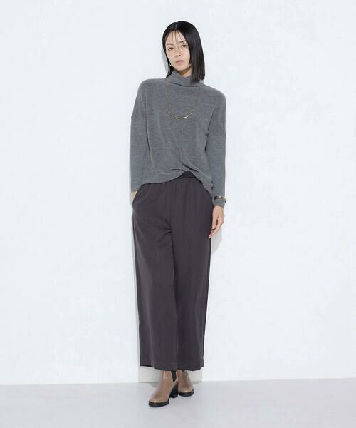 COMME CA COMFORT / コムサ・コンフォート（Lサイズ） カットソー | 〔 TALLサイズ 〕 ウールブークレー  ボトルネックプルオーバー | 詳細26