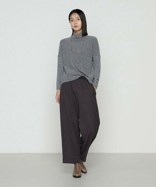 COMME CA COMFORT / コムサ・コンフォート（Lサイズ） カットソー | 〔 TALLサイズ 〕 ウールブークレー  ボトルネックプルオーバー | 詳細21