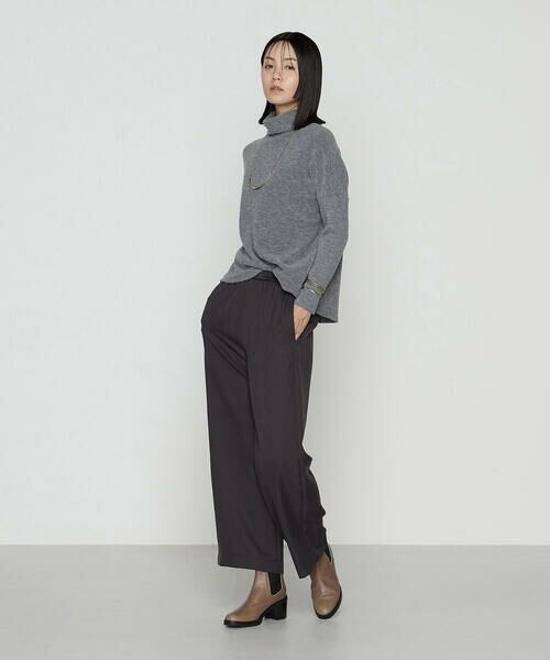 COMME CA COMFORT / コムサ・コンフォート（Lサイズ） カットソー | 〔 TALLサイズ 〕 ウールブークレー  ボトルネックプルオーバー | 詳細22