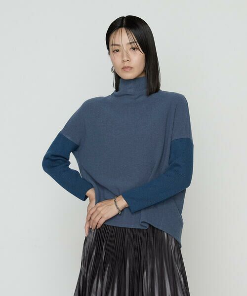 COMME CA COMFORT / コムサ・コンフォート（Lサイズ） カットソー | 〔 TALLサイズ 〕 ウールブークレー  ボトルネックプルオーバー | 詳細29