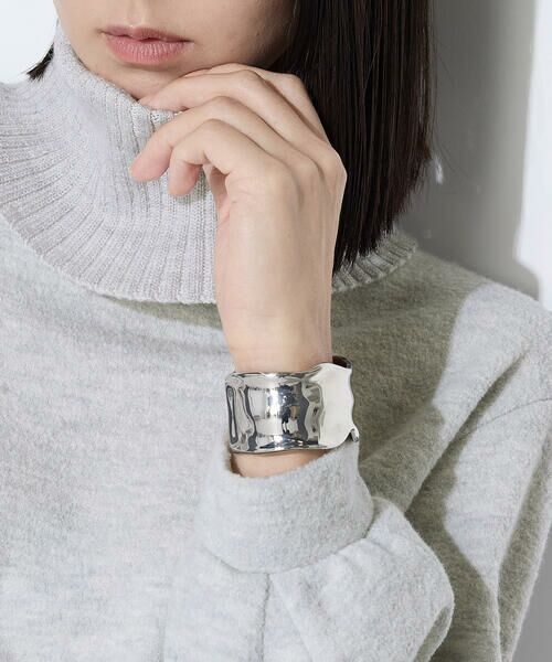 COMME CA COMFORT / コムサ・コンフォート（Lサイズ） カットソー | 〔 TALLサイズ 〕 ウールブークレー スヌード付きプルオーバー | 詳細10