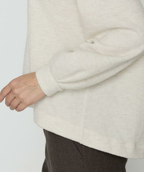 COMME CA COMFORT / コムサ・コンフォート（Lサイズ） カットソー | 〔 TALLサイズ 〕 ウールブークレー スヌード付きプルオーバー | 詳細18
