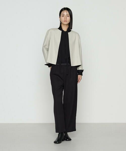 COMME CA COMFORT / コムサ・コンフォート（Lサイズ） セットアップ | 〔 TALLサイズ 〕 【セットアップ対応】ストレッチフラノノーカラージャケット | 詳細1