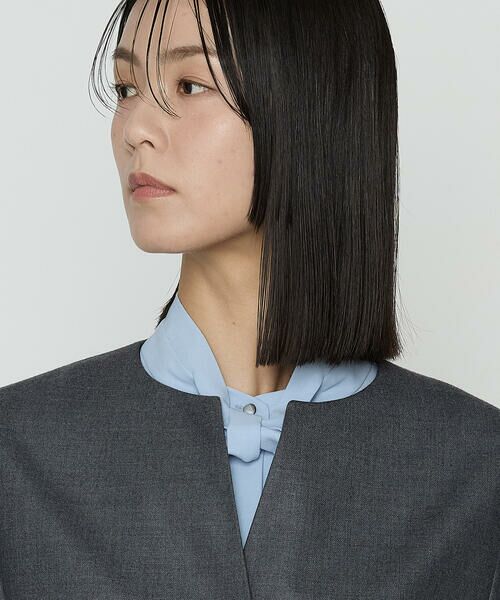 COMME CA COMFORT / コムサ・コンフォート（Lサイズ） セットアップ | 〔 TALLサイズ 〕 【セットアップ対応】ストレッチフラノノーカラージャケット | 詳細17