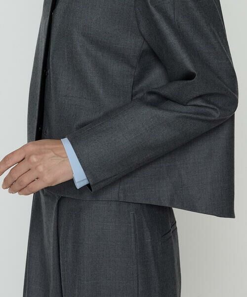 COMME CA COMFORT / コムサ・コンフォート（Lサイズ） セットアップ | 〔 TALLサイズ 〕 【セットアップ対応】ストレッチフラノノーカラージャケット | 詳細18