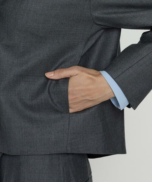 COMME CA COMFORT / コムサ・コンフォート（Lサイズ） セットアップ | 〔 TALLサイズ 〕 【セットアップ対応】ストレッチフラノノーカラージャケット | 詳細20