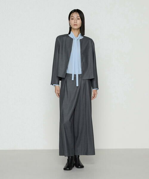 COMME CA COMFORT / コムサ・コンフォート（Lサイズ） セットアップ | 〔 TALLサイズ 〕 【セットアップ対応】ストレッチフラノノーカラージャケット | 詳細10