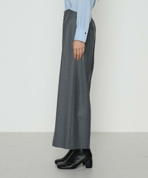 COMME CA COMFORT / コムサ・コンフォート（Lサイズ） セットアップ | 〔 TALLサイズ 〕 【セットアップ対応】ストレッチフラノ アシンメトリータックワイドパンツ | 詳細18