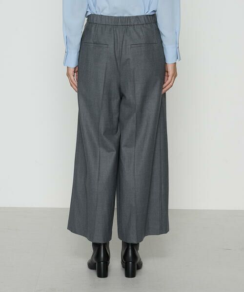 COMME CA COMFORT / コムサ・コンフォート（Lサイズ） セットアップ | 〔 TALLサイズ 〕 【セットアップ対応】ストレッチフラノ アシンメトリータックワイドパンツ | 詳細19