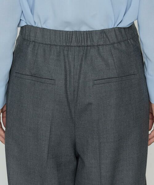 COMME CA COMFORT / コムサ・コンフォート（Lサイズ） セットアップ | 〔 TALLサイズ 〕 【セットアップ対応】ストレッチフラノ アシンメトリータックワイドパンツ | 詳細21