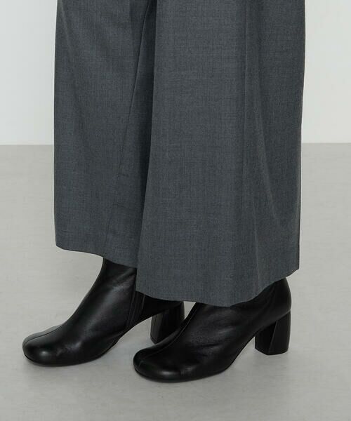 COMME CA COMFORT / コムサ・コンフォート（Lサイズ） セットアップ | 〔 TALLサイズ 〕 【セットアップ対応】ストレッチフラノ アシンメトリータックワイドパンツ | 詳細23