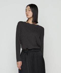 COMME CA COMFORT / コムサ・コンフォート（Lサイズ） ニット・セーター | 〔 TALLサイズ 〕 シルクコットン ベーシックニットプルオーバー