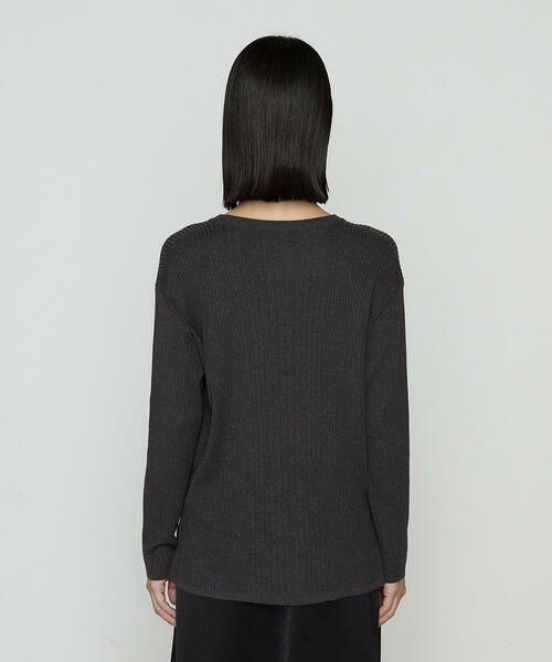 COMME CA COMFORT / コムサ・コンフォート（Lサイズ） ニット・セーター | 〔 TALLサイズ 〕 シルクコットン ベーシックニットプルオーバー | 詳細7