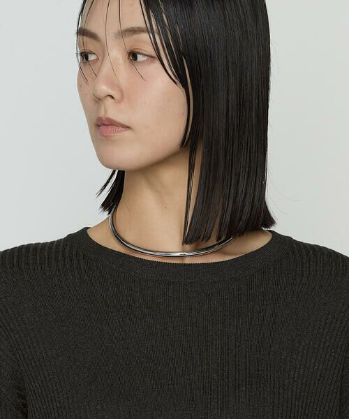 COMME CA COMFORT / コムサ・コンフォート（Lサイズ） ニット・セーター | 〔 TALLサイズ 〕 シルクコットン ベーシックニットプルオーバー | 詳細8