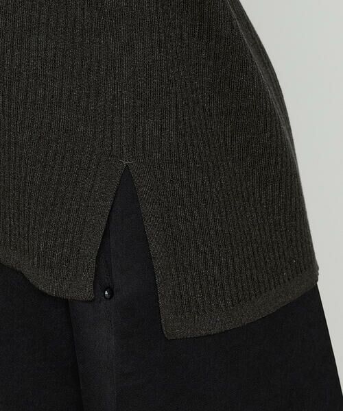 COMME CA COMFORT / コムサ・コンフォート（Lサイズ） ニット・セーター | 〔 TALLサイズ 〕 シルクコットン ベーシックニットプルオーバー | 詳細10