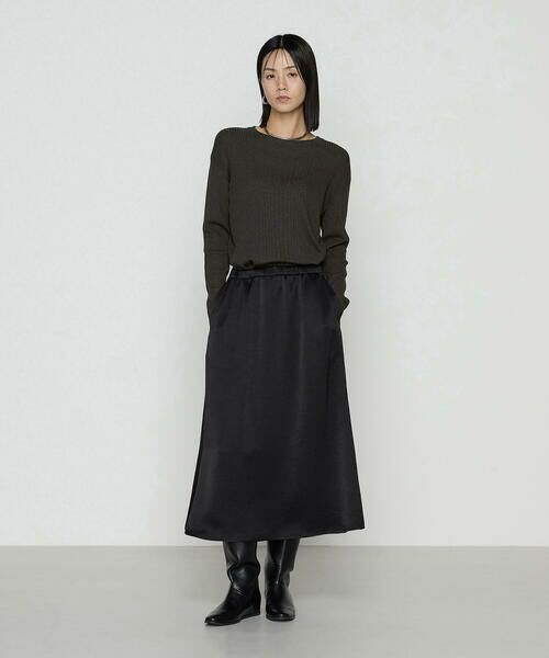 COMME CA COMFORT / コムサ・コンフォート（Lサイズ） ニット・セーター | 〔 TALLサイズ 〕 シルクコットン ベーシックニットプルオーバー | 詳細2