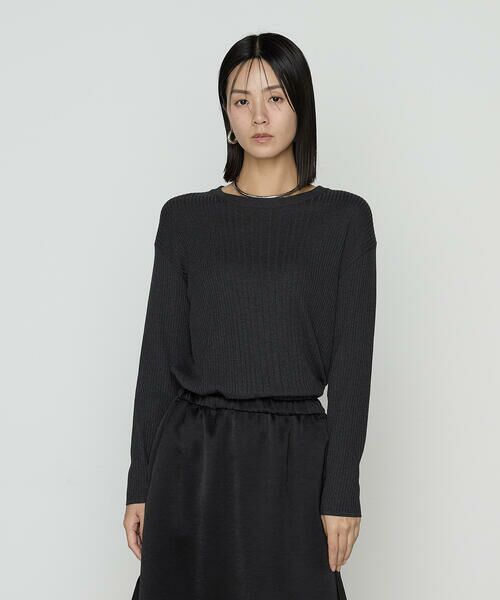 COMME CA COMFORT / コムサ・コンフォート（Lサイズ） ニット・セーター | 〔 TALLサイズ 〕 シルクコットン ベーシックニットプルオーバー | 詳細4