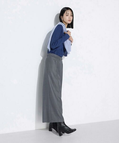 COMME CA COMFORT / コムサ・コンフォート（Lサイズ） ニット・セーター | 〔 TALLサイズ 〕 シルクコットン ベーシックニットプルオーバー | 詳細23