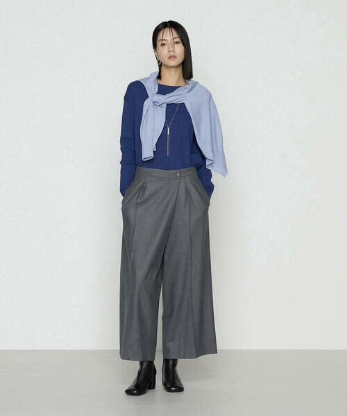 COMME CA COMFORT / コムサ・コンフォート（Lサイズ） ニット・セーター | 〔 TALLサイズ 〕 シルクコットン ベーシックニットプルオーバー | 詳細16