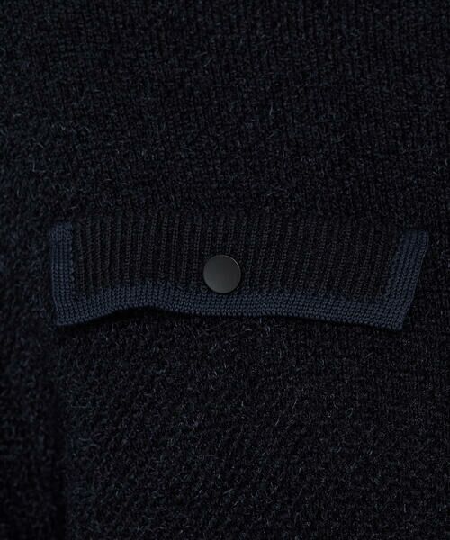 COMME CA COMFORT / コムサ・コンフォート（Lサイズ） カーディガン・ボレロ | 〔 TALLサイズ 〕 モールジャカードニット ジップアップカーディガン | 詳細15