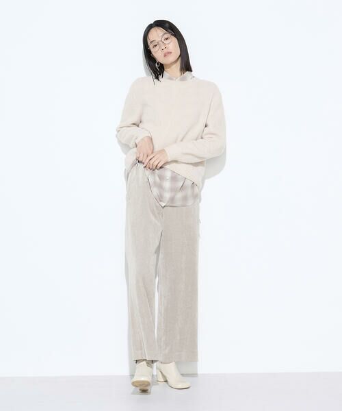 COMME CA COMFORT / コムサ・コンフォート（Lサイズ） その他パンツ | 〔 +サイズ 〕 コーデュロイ ワイドパンツ | 詳細17