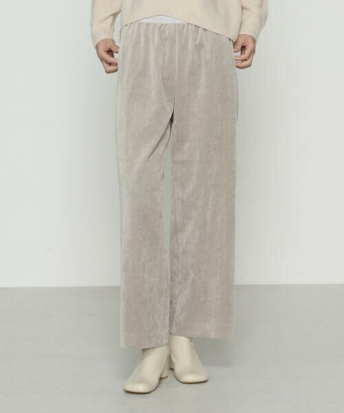 COMME CA COMFORT / コムサ・コンフォート（Lサイズ） その他パンツ | 〔 +サイズ 〕 コーデュロイ ワイドパンツ | 詳細15