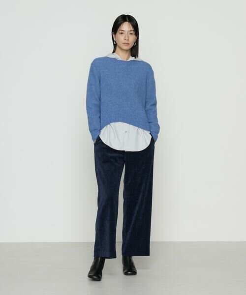 COMME CA COMFORT / コムサ・コンフォート（Lサイズ） その他パンツ | 〔 +サイズ 〕 コーデュロイ ワイドパンツ | 詳細19