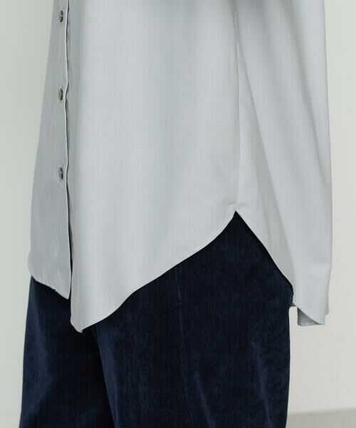 COMME CA COMFORT / コムサ・コンフォート（Lサイズ） シャツ・ブラウス | 〔 +サイズ 〕 マイクロスパン フード付きブラウス | 詳細12
