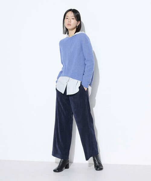 COMME CA COMFORT / コムサ・コンフォート（Lサイズ） シャツ・ブラウス | 〔 +サイズ 〕 マイクロスパン フード付きブラウス | 詳細15