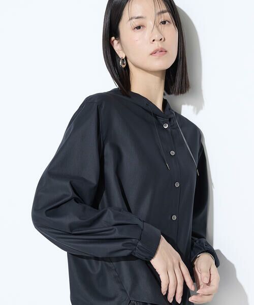 COMME CA COMFORT / コムサ・コンフォート（Lサイズ） シャツ・ブラウス | 〔 +サイズ 〕 マイクロスパン フード付きブラウス | 詳細26