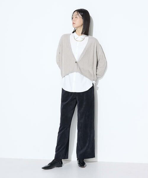 COMME CA COMFORT / コムサ・コンフォート（Lサイズ） シャツ・ブラウス | 〔 +サイズ 〕 マイクロスパン タックボリューム袖のブラウス | 詳細4