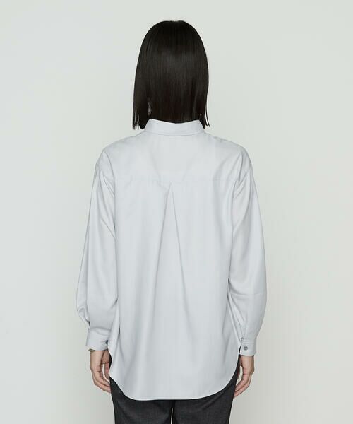 COMME CA COMFORT / コムサ・コンフォート（Lサイズ） シャツ・ブラウス | 〔 +サイズ 〕 マイクロスパン タックボリューム袖のブラウス | 詳細10